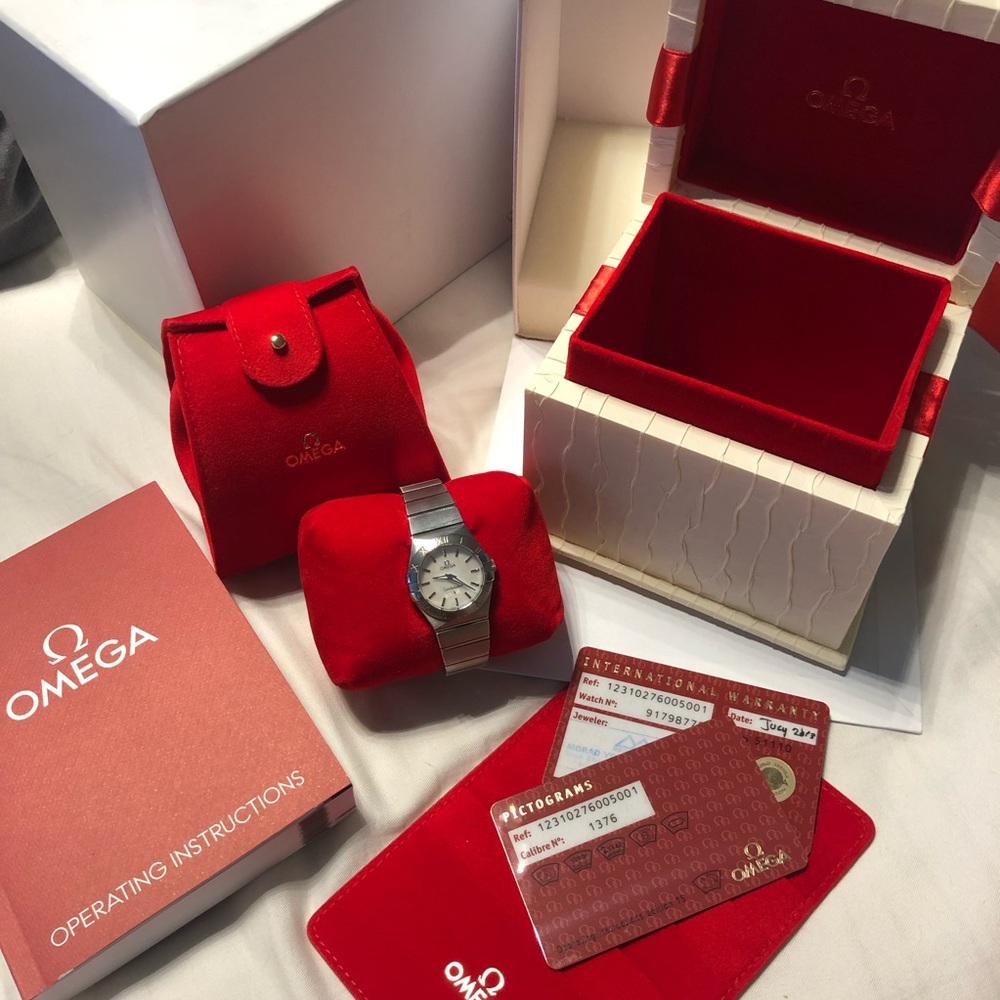 NIB OMEGA Constellation ladies stainless watch